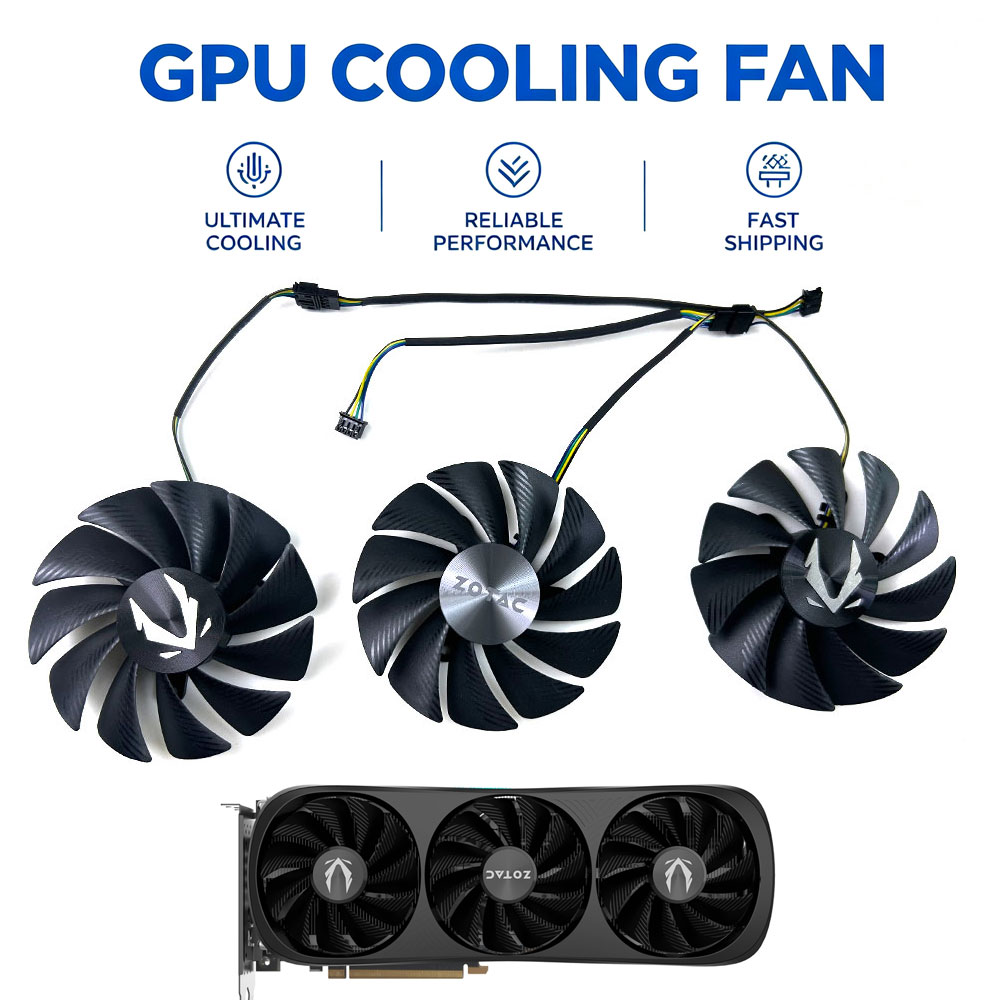 3PCS NEW Cooling Fan GA92S2U 8 - огляд і ціна Rtx 4080 Super 16Gb