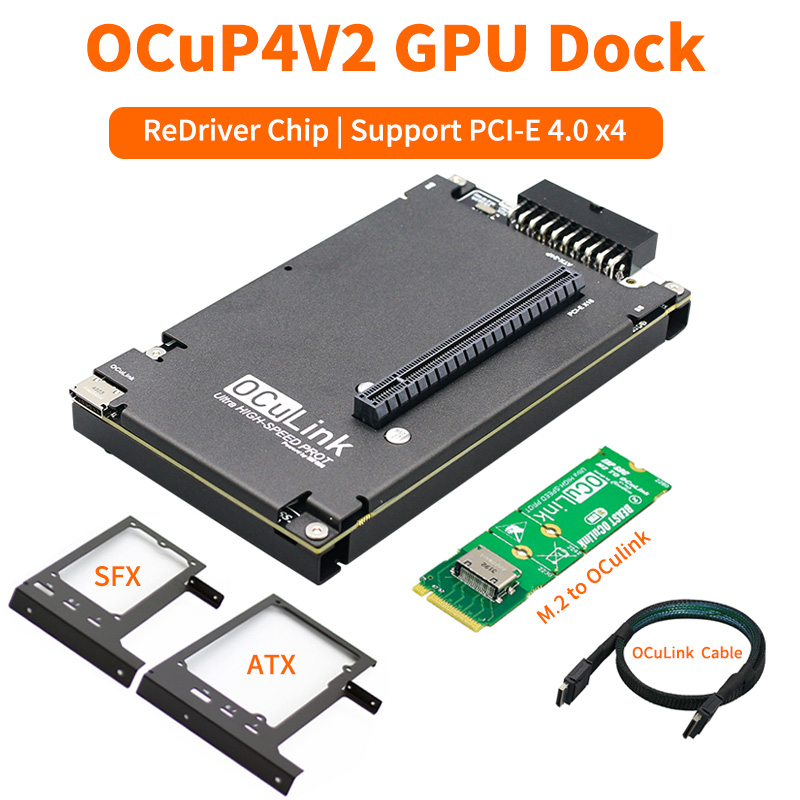 OCuP4V2 OCuLink GPU Dock ReDri - огляд і ціна Oculink Gpu Dock Station