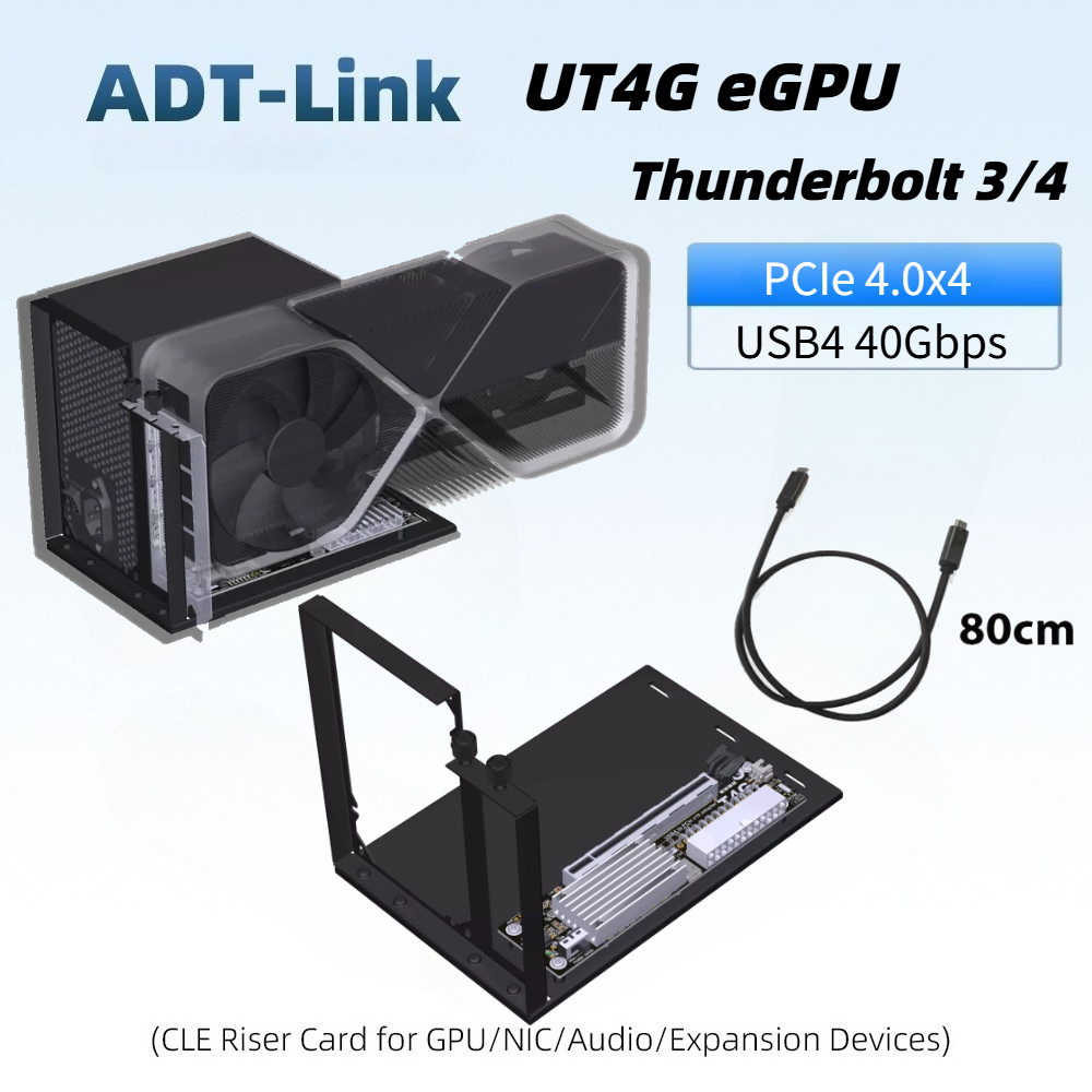 Upgraded UT4G UT3G EGPU Thunde - огляд і ціна Gpu External Dock Egpu Thunderbolt 4