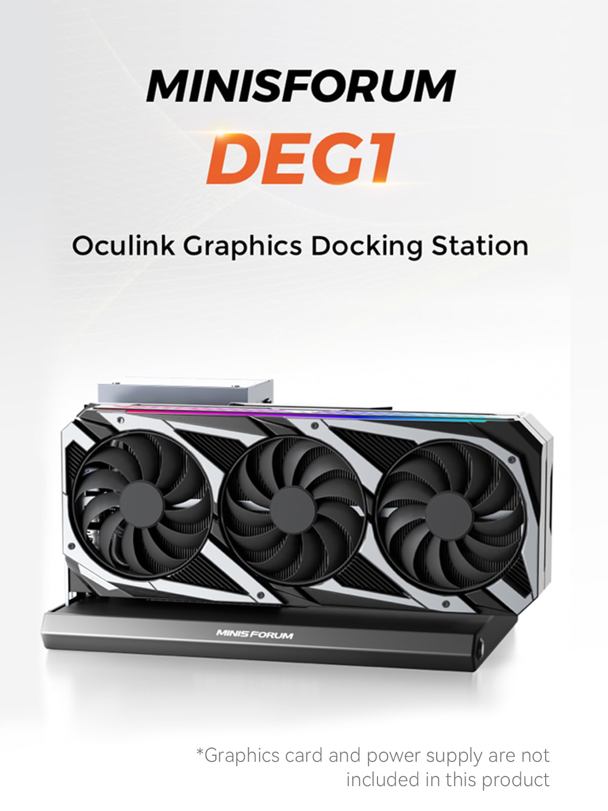 MINISFORUM DEG1 External GPU D - огляд і ціна Oculink Gpu Dock Station