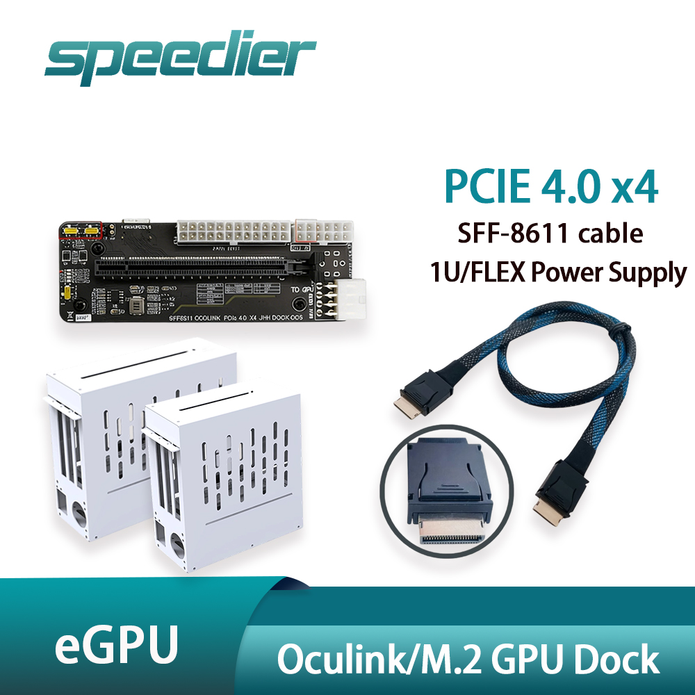 eGPU PCIE 4.0 X4 Oculink / M.2 - огляд і ціна Oculink Gpu Dock Station