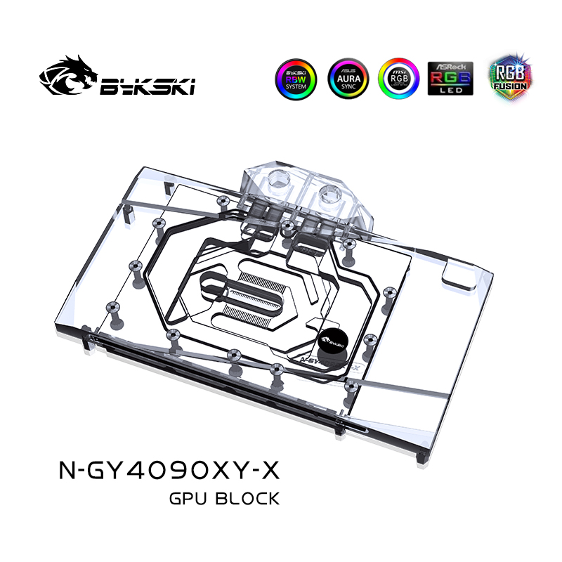 Bykski N-GY4090XY-X GPU Block  - огляд і ціна Rtx 4090 Water Block Full Cover