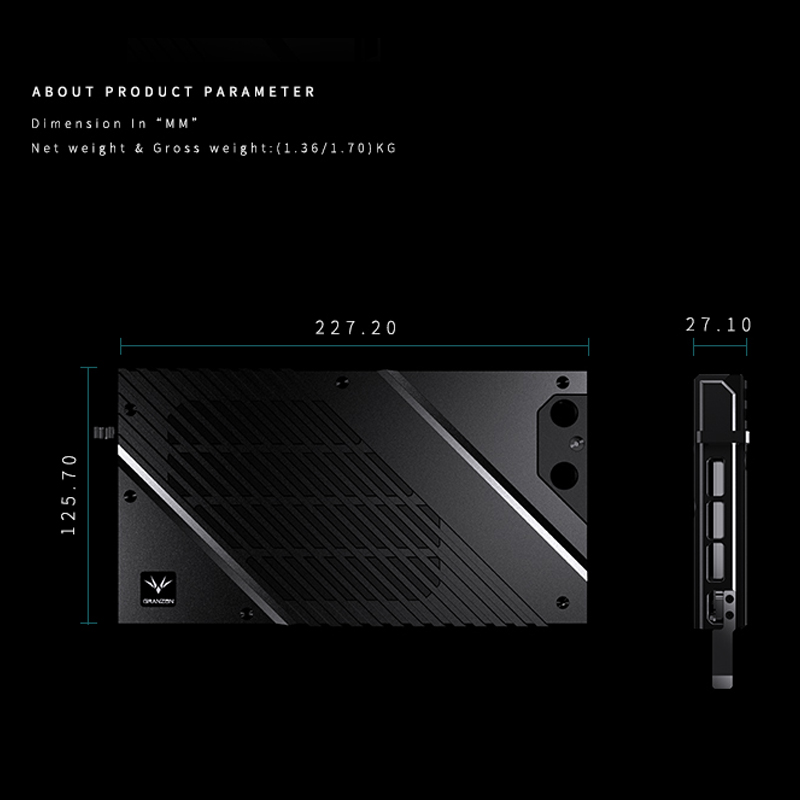 Granzon GBN-RTX4080FE GPU Bloc - огляд і ціна Rtx 4080 Water Cooling Block