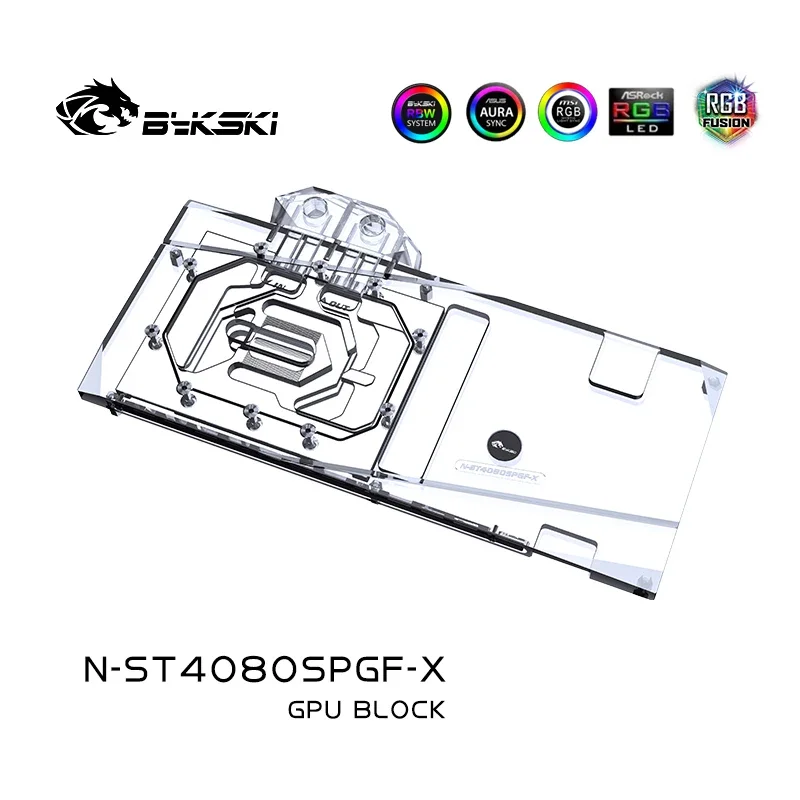 Bykski N-ST4080SPGF-X GPU Bloc - огляд і ціна Rtx 4080 Super 16Gb