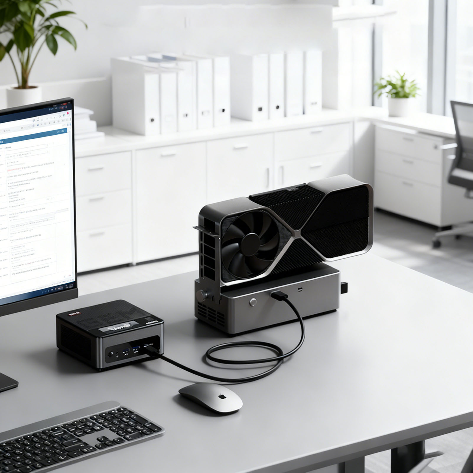 800W PSU PCIe 4.0 X4 External  - огляд і ціна Oculink Gpu Dock Station